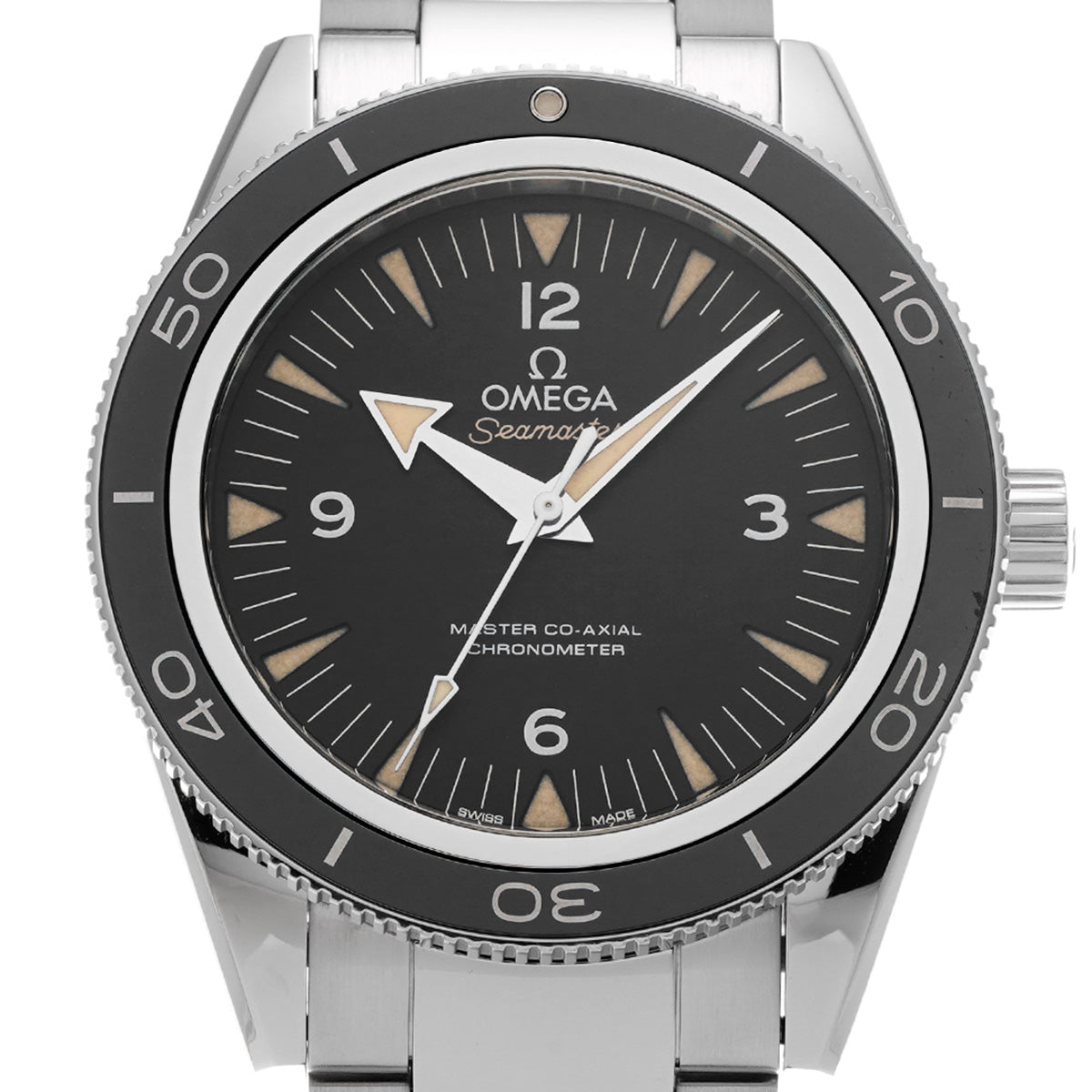 Seamaster 300 Master Co-Axial 233.30.41.21.01.001 Black OMEGA Men's [pre-owned].