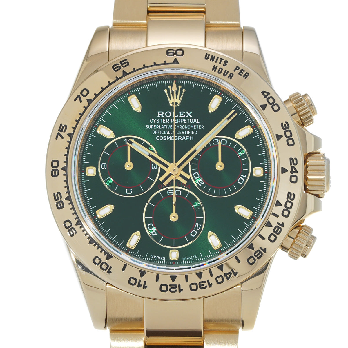 Cosmograph Daytona 116508 Random Serial Green ROLEX Men's [Pre-Owned].