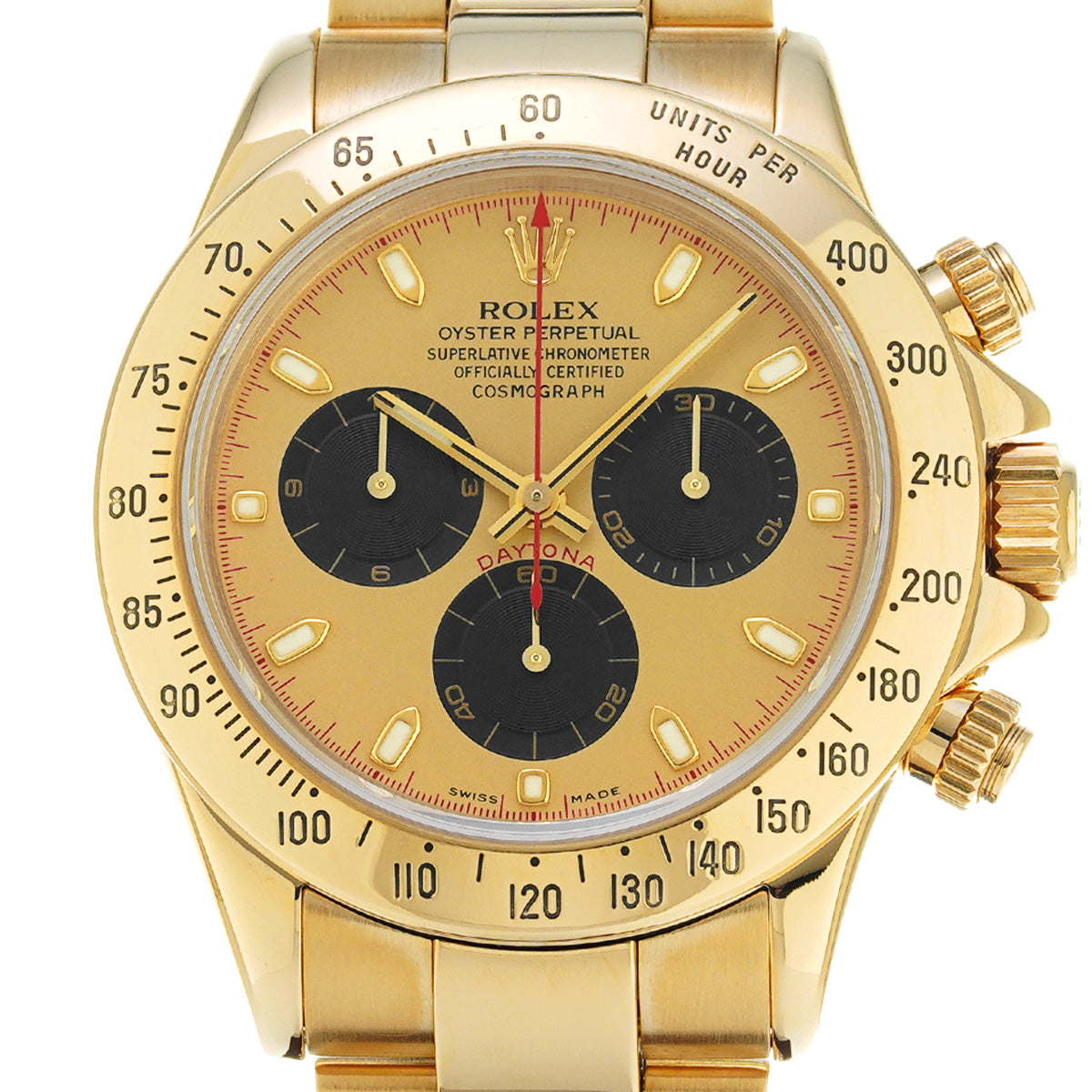 Cosmograph Daytona 116528 K (made around 2002) Champagne/Black ROLEX Men's [Pre-Owned].