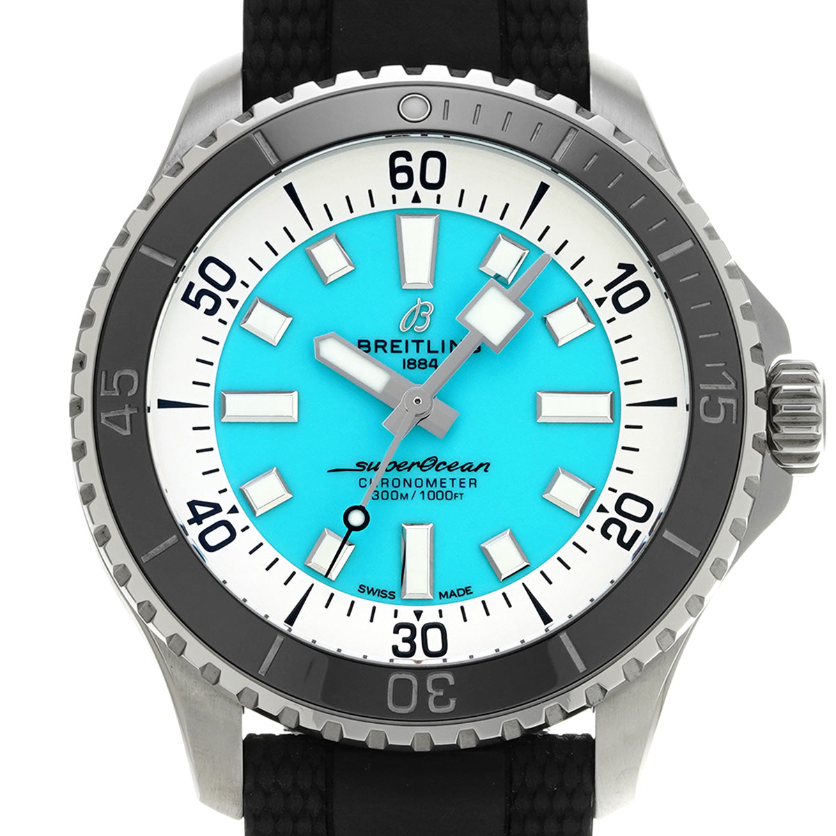 Super Ocean Automatic 44 A17376211L2S1 Turquoise BREITLING Men's [Pre-Owned].