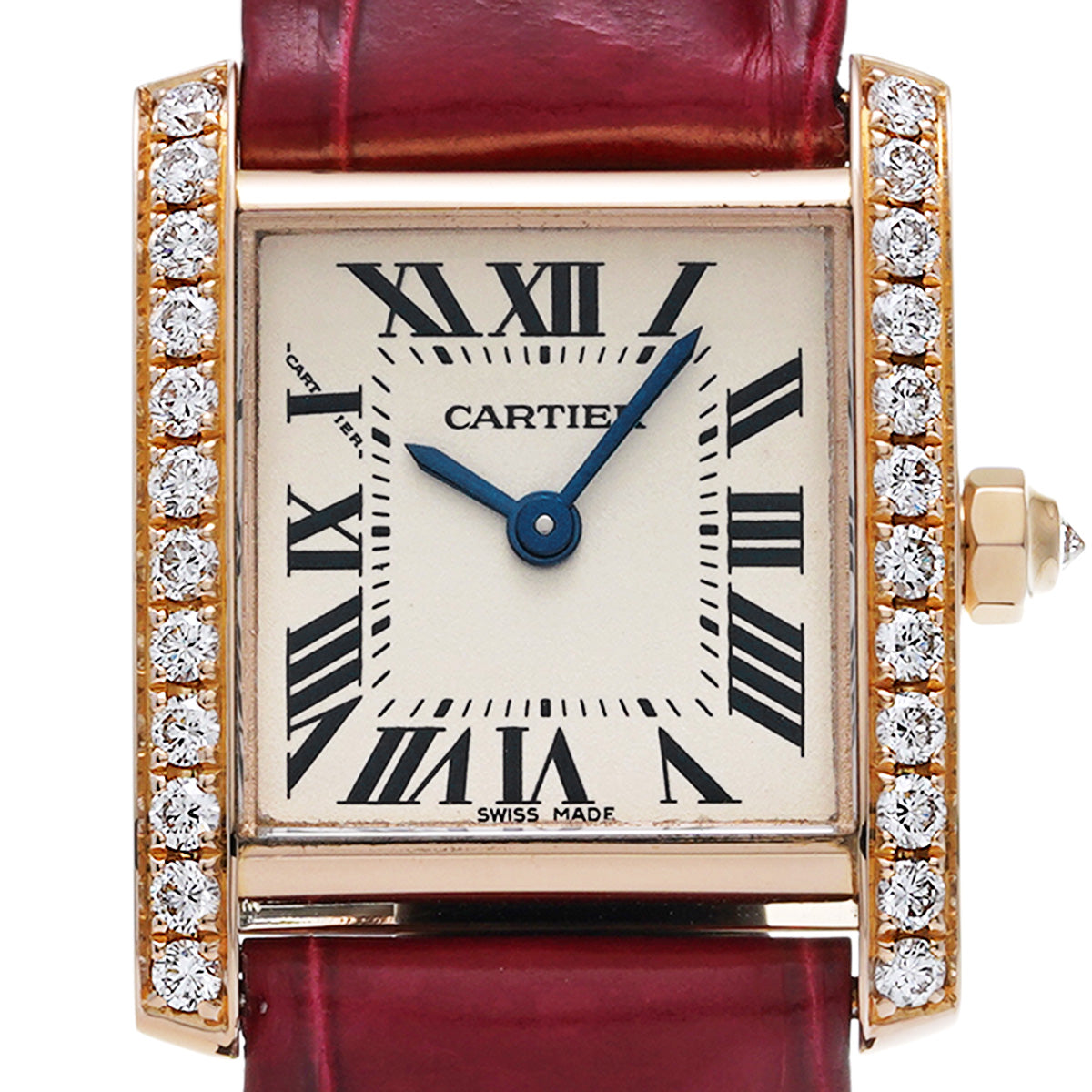 Tank Francaise SM WE104531 Silver CARTIER Ladies [Pre-owned]