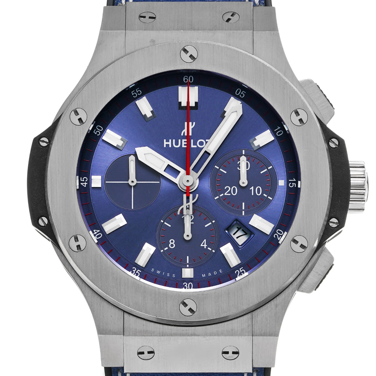 Big Bang Blue Victory Japan National Soccer Team Model 301.SX.7123.VR.FCJ15 Blue HUBLOT Men's [Pre-owned].