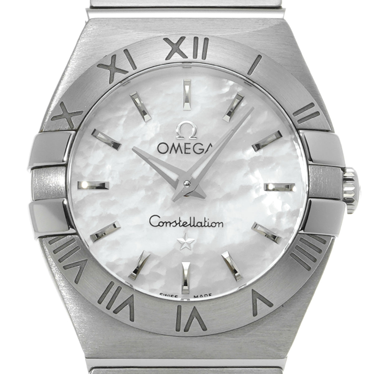 Constellation Quartz 123.10.24.60.05.001 White MOP OMEGA Ladies [Pre-owned].