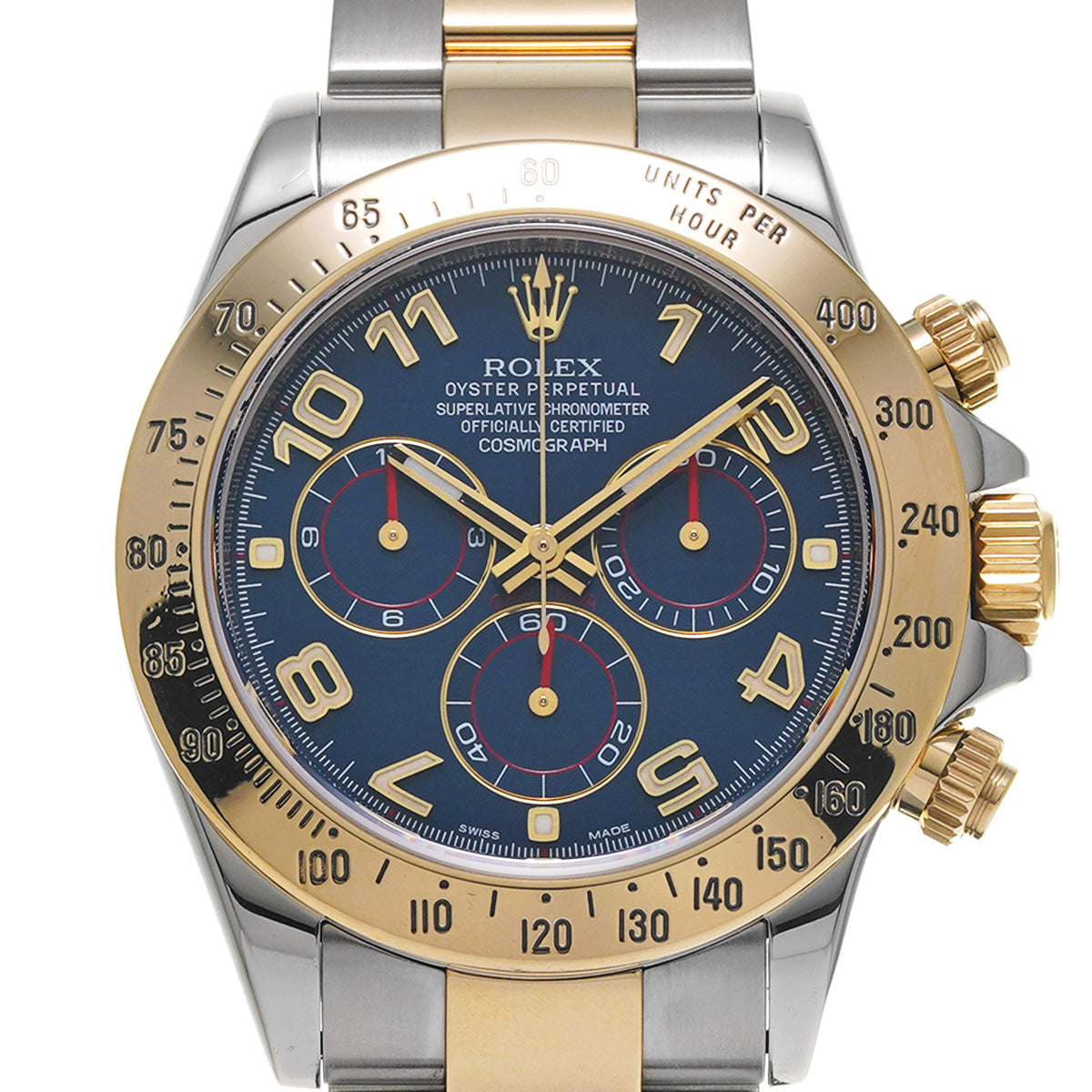 Cosmograph Daytona 116523 V (manufactured circa 2009) Blue ROLEX Men's [Pre-Owned].