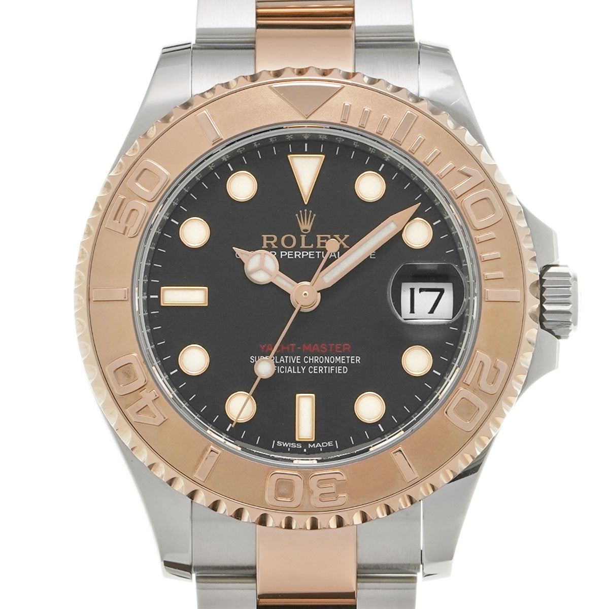 Yacht-Master 37 268621 Random Serial Black ROLEX Unisex [Pre-Owned].