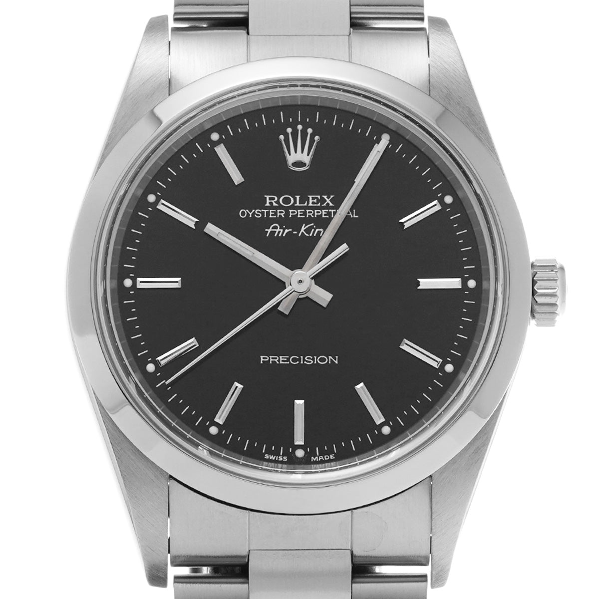 Air-King 14000M K (made around 2002) Black ROLEX Men's [Pre-Owned].