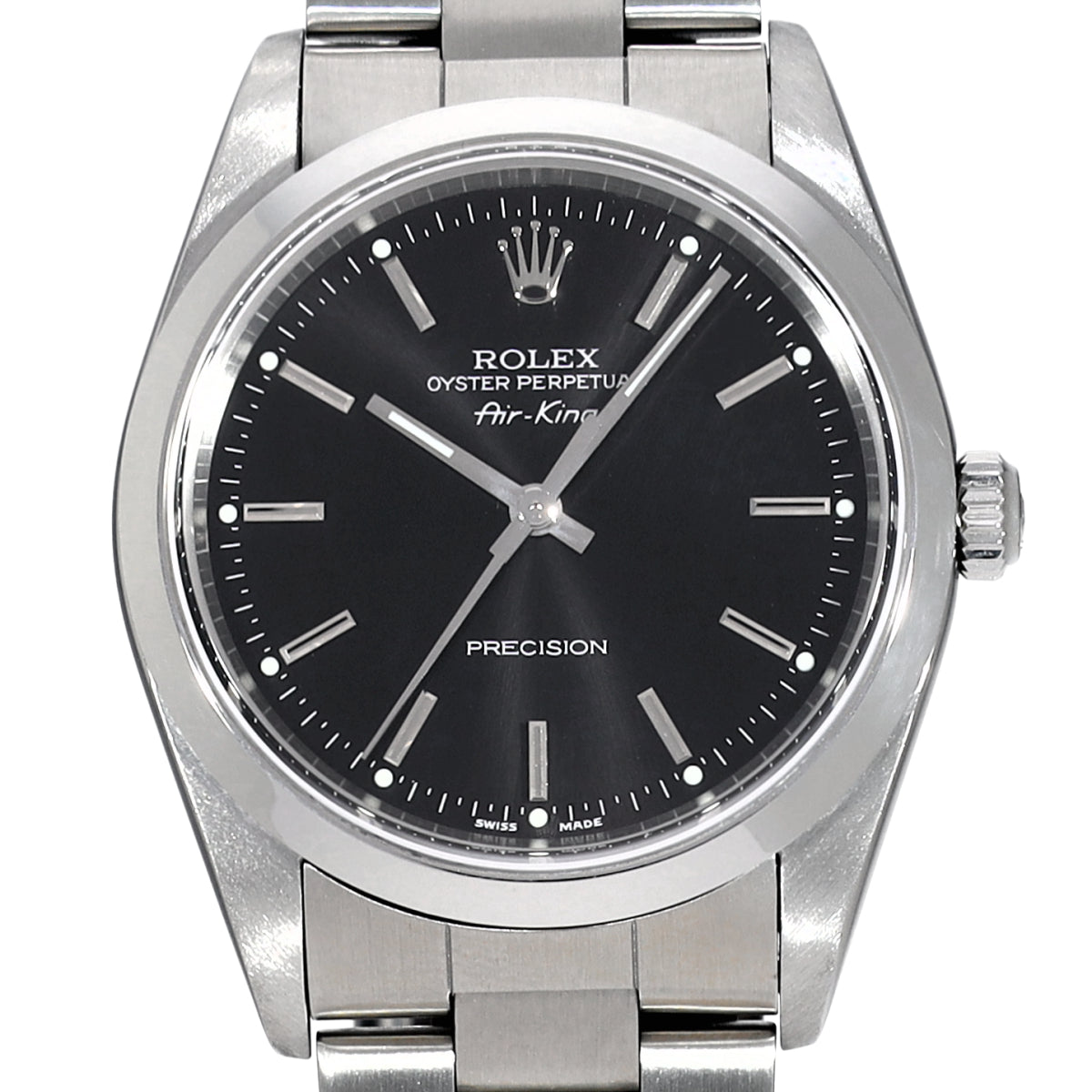 Air-King 14000M F No. (manufactured around 2005) Black ROLEX Men's [Pre-Owned].