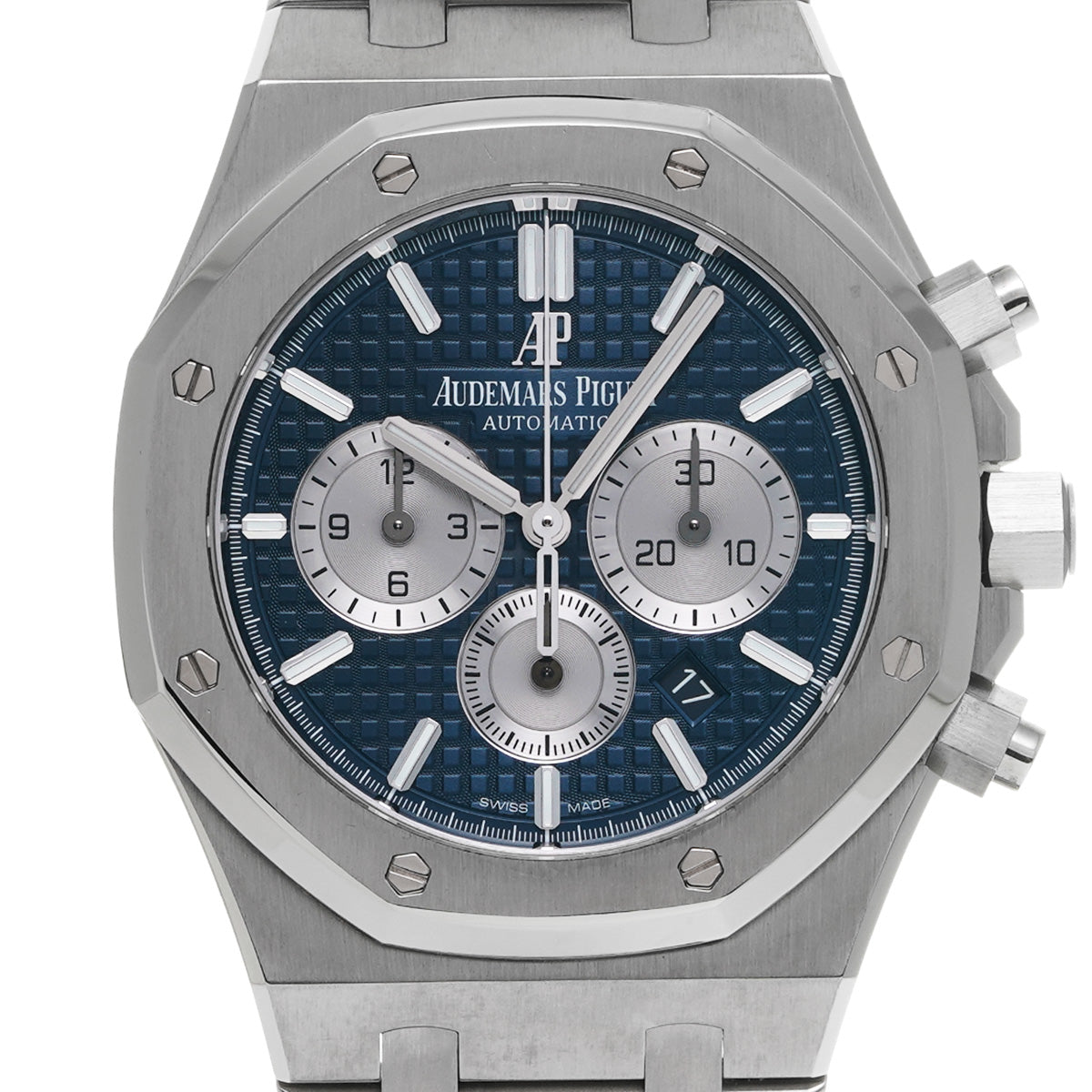 Royal Oak Chronograph 26331ST.OO.1220ST.01 Blue/Rhodium AUDEMARS PIGUET Men's [Pre-Owned]
