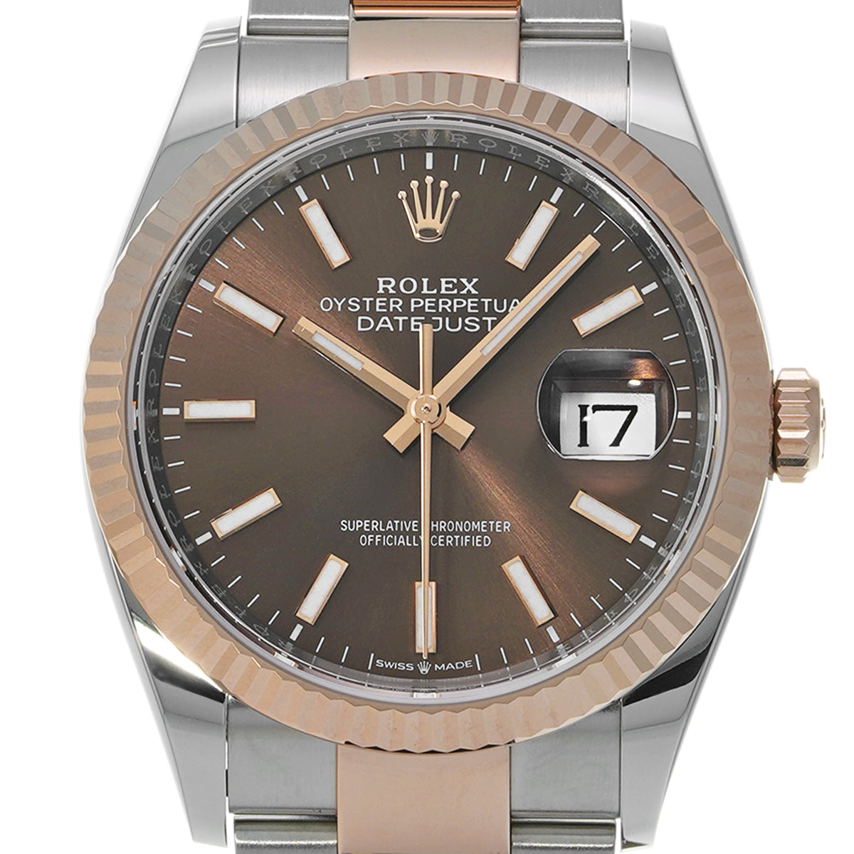 DATE JUST 36 126231 Random Serial Chocolate ROLEX Men's [Pre-Owned].