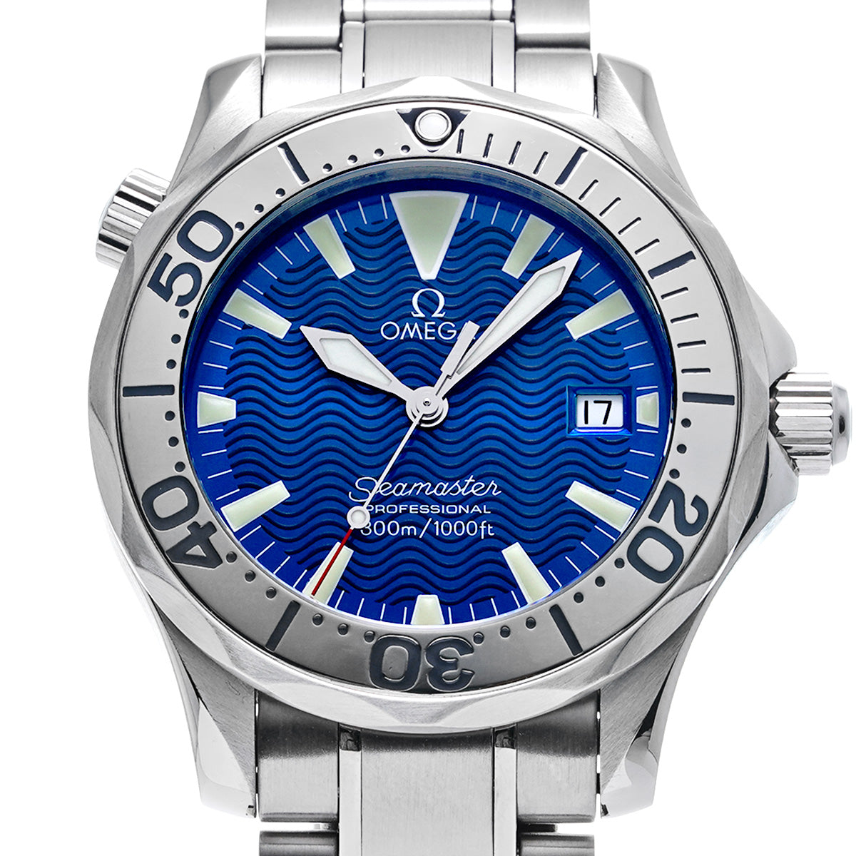 Seamaster Professional 300 2263.80 Blue OMEGA Men's [Pre-Owned].