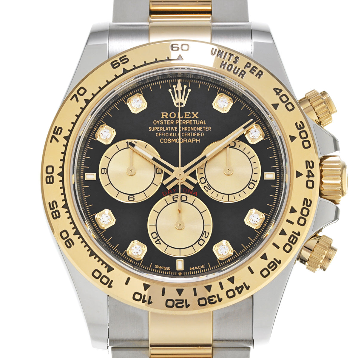 Cosmograph Daytona 126503G Random Serial Black/Diamond ROLEX Men's [Pre-Owned].