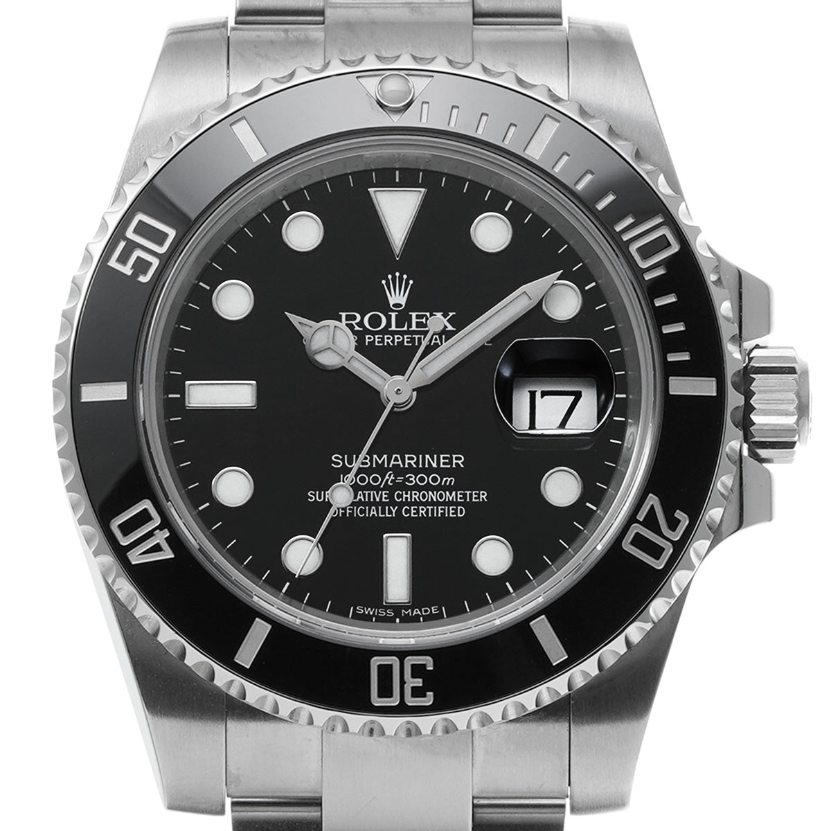 Submariner Date 116610LN Random Serial Black ROLEX Men's [Pre-Owned].