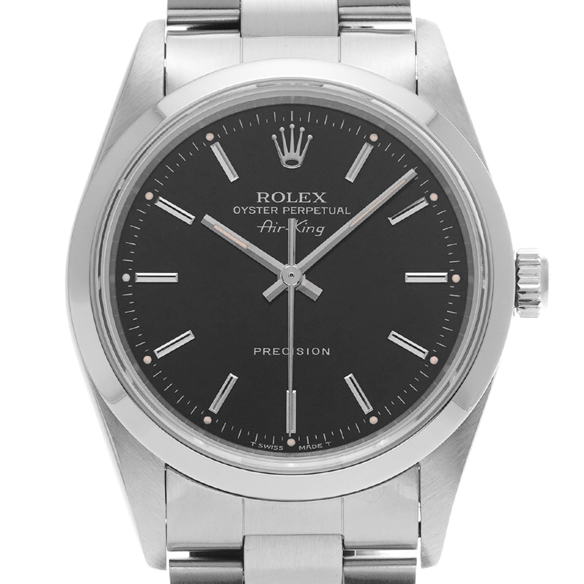 Air-King 14000 W (made around 1995) Black ROLEX Men's [Pre-Owned].