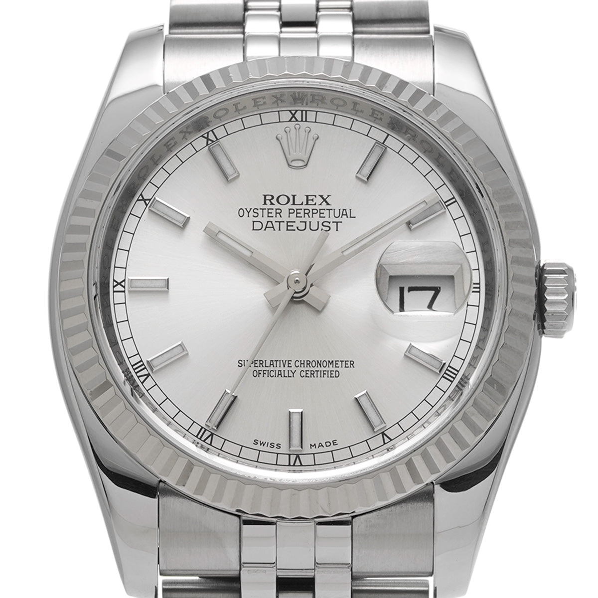 DATE JUST 116234 Random Serial Silver ROLEX Men's [Pre-owned].