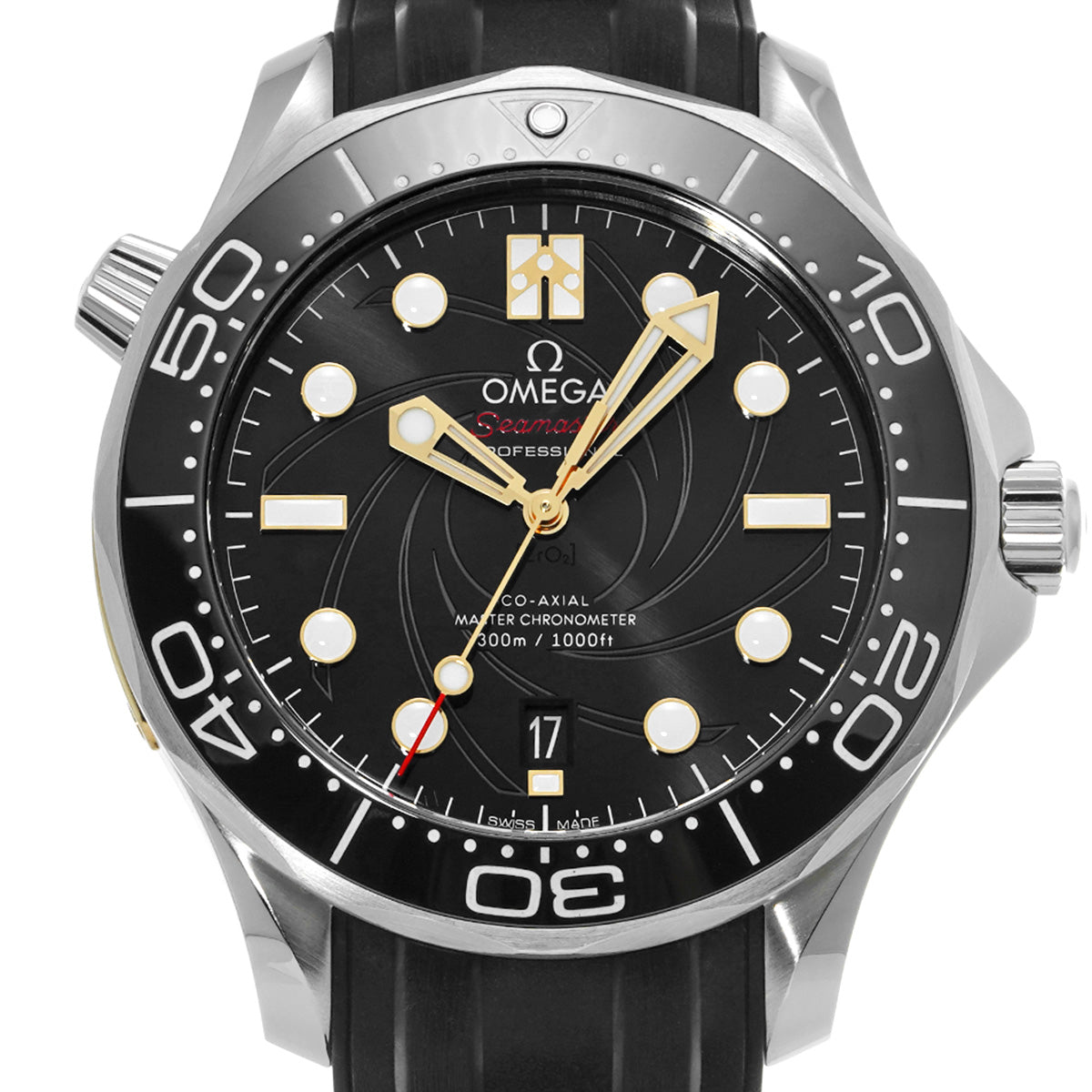 Seamaster Diver 300 Co-Axial Master Chronometer James Bond 210.22.42.20.01.004 Black OMEGA Men's [pre-owned]