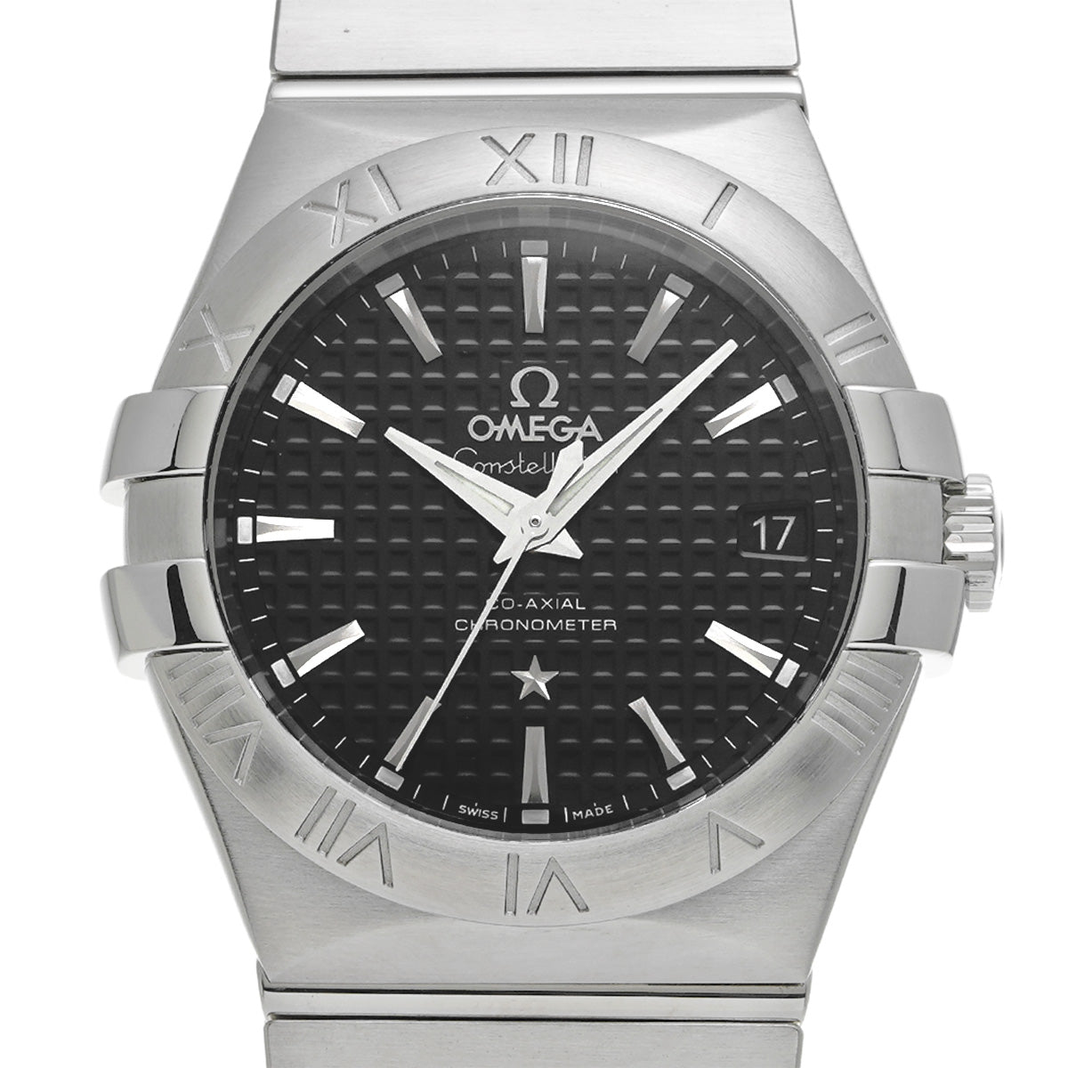 Constellation Co-Axial 123.10.35.20.01.002 Black OMEGA Men's [pre-owned].