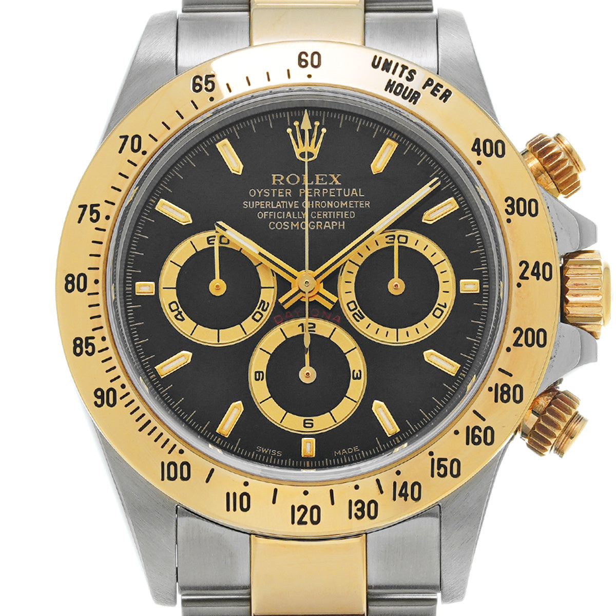 Cosmograph Daytona 16523 A (manufactured circa 1999) Black ROLEX Men's [Pre-Owned].