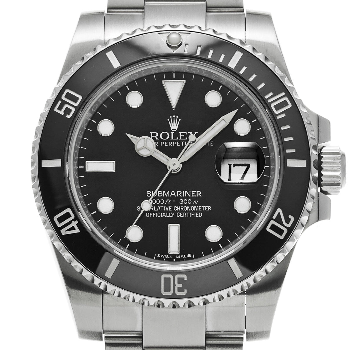 Submariner Date 116610LN Random Serial Black ROLEX Men's [Pre-Owned].