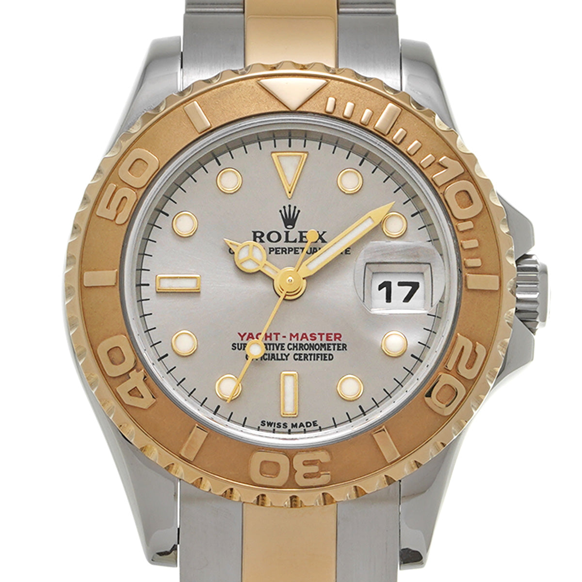Yacht-Master 29 169623 F (manufactured circa 2003) Gray ROLEX Ladies [Pre-Owned].