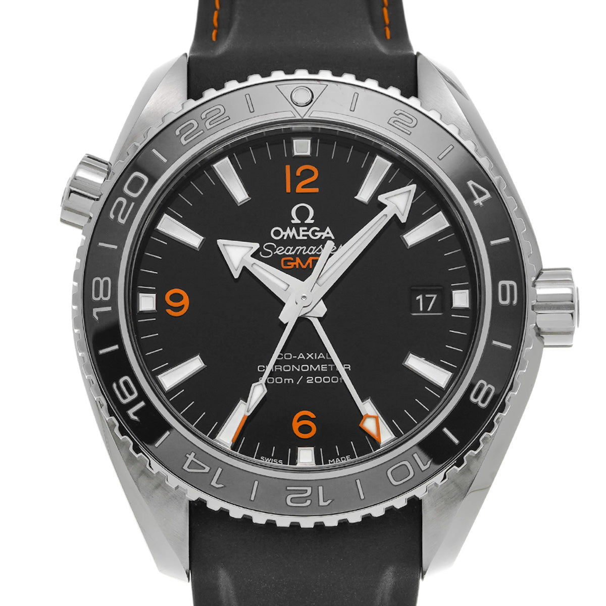 Seamaster Planet Ocean 600 Co-Axial GMT 232.32.44.22.01.002 Black OMEGA Men's [Pre-owned]