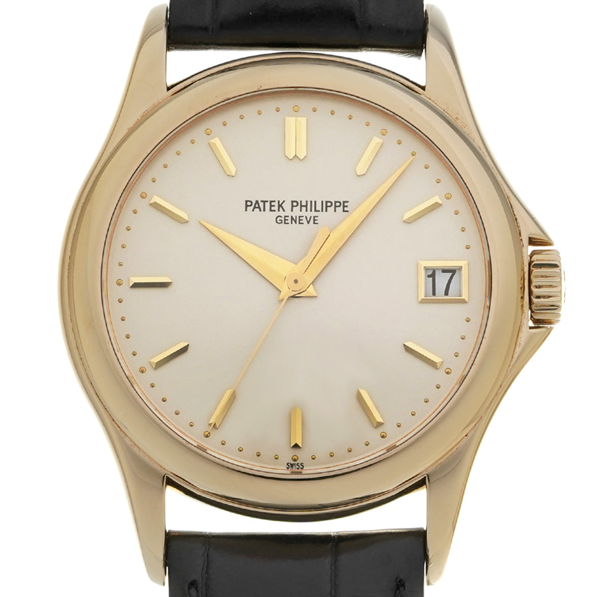 Calatrava 5127J-001 Opaline PATEK PHILIPPE Men's [Pre-Owned].
