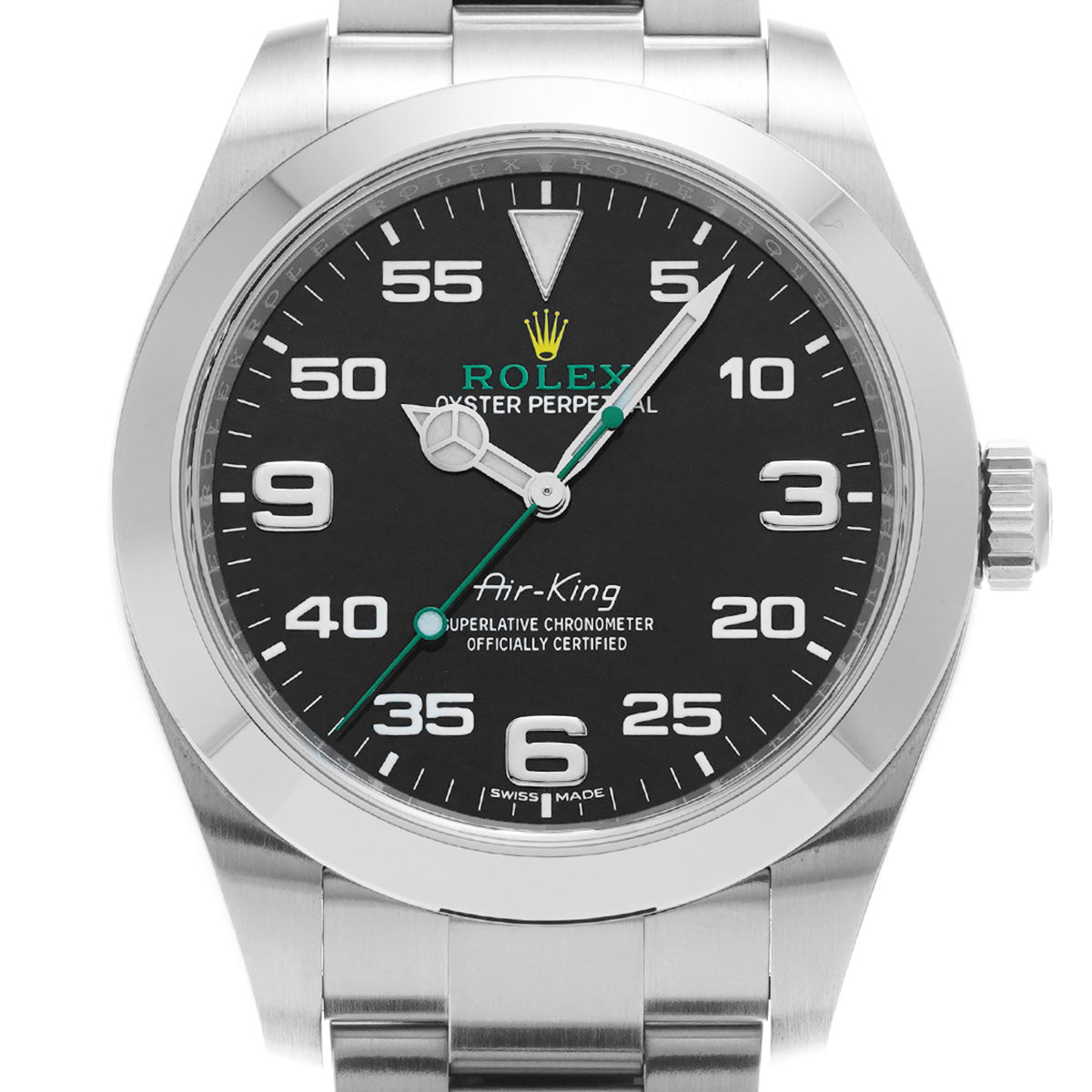 AIRKING 116900 Random Serial Black ROLEX Men's [Pre-owned].
