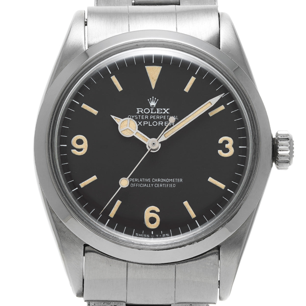 Explorer 1016, 21 series (manufactured circa 1969) Black ROLEX Men's [Pre-Owned].