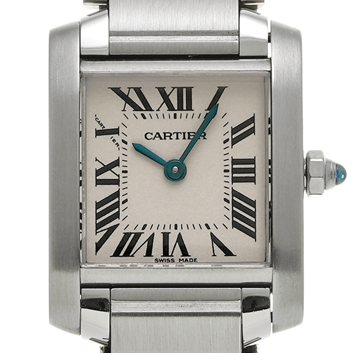 Tank Francaise SM W51008Q3 Silver CARTIER Ladies [Pre-owned]