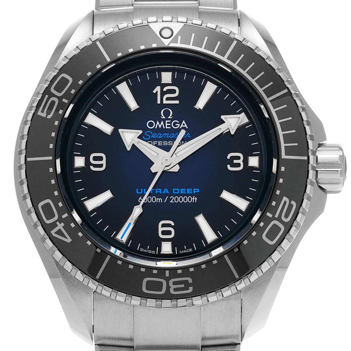 Seamaster Planet Ocean 6000 Co-Axial Master Chronometer Ultra Deep 215.30.46.21.03.001 Blue Gradation OMEGA Men's [pre-owned]