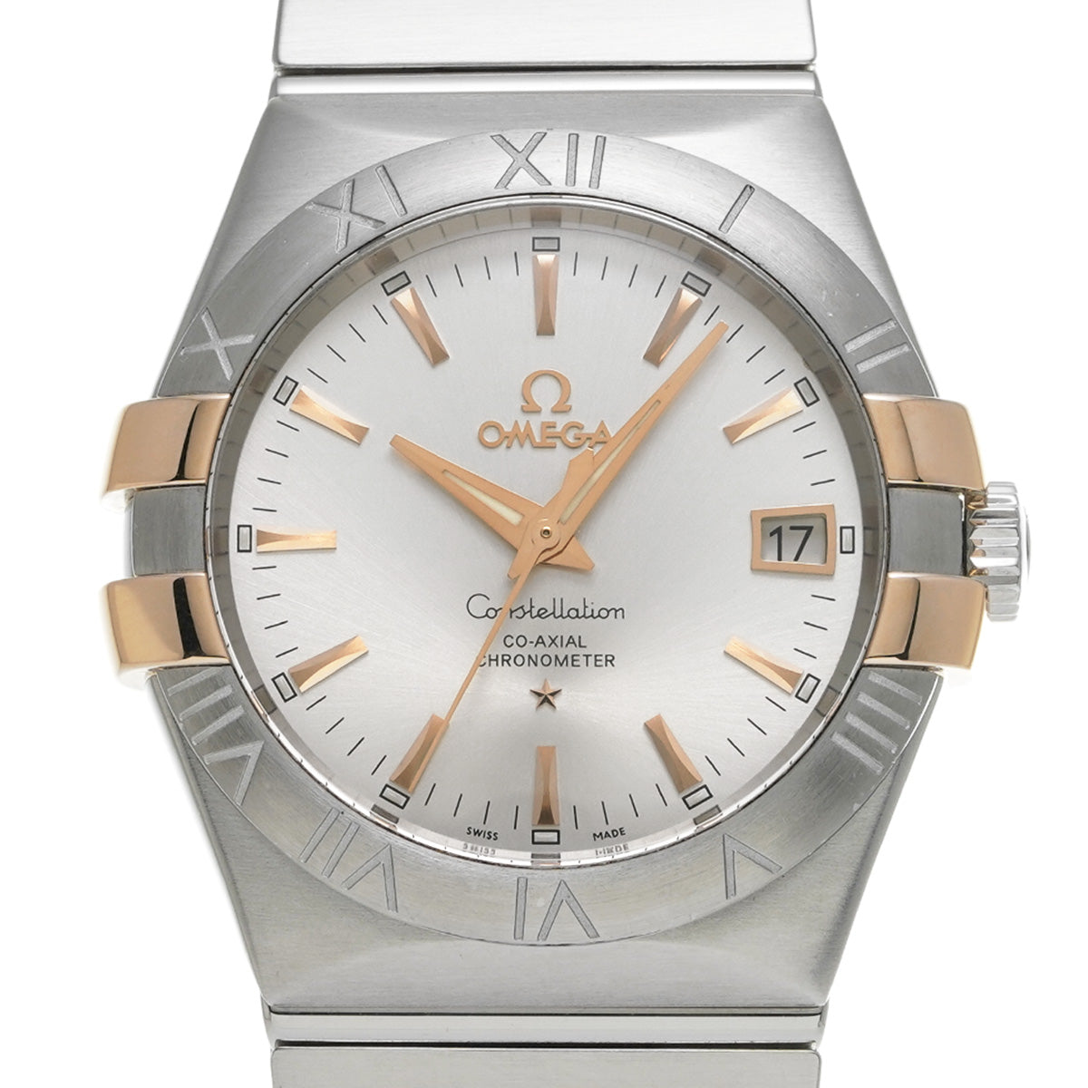 Constellation Co-Axial Chronometer 123.20.35.20.02.003 Silver OMEGA Men's [Pre-Owned].