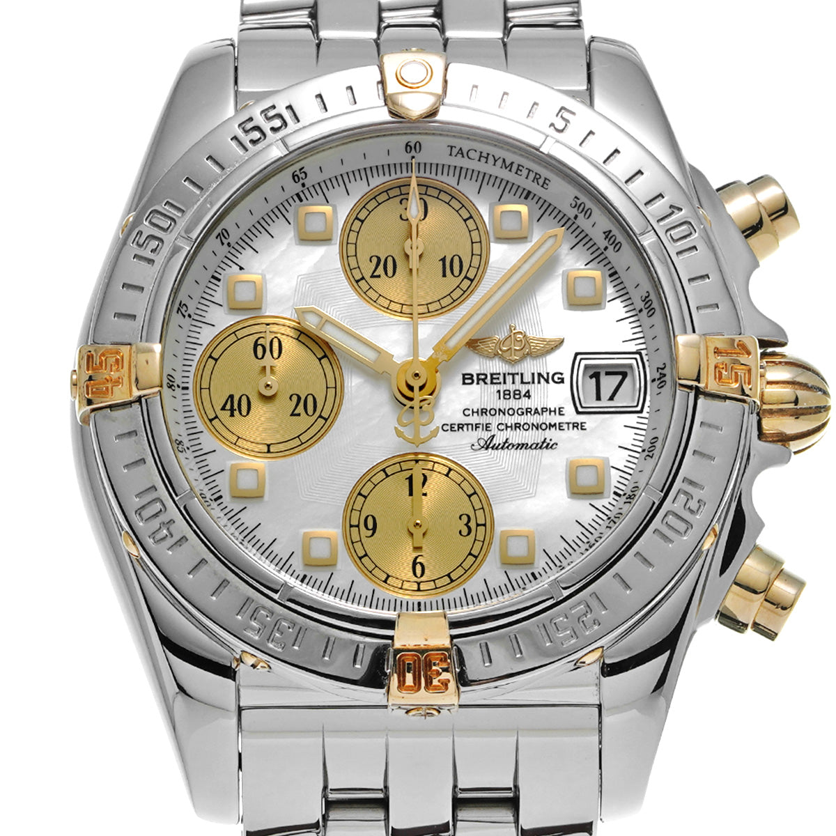 Chrono cockpit B152A79PA White MOP BREITLING Men's [Pre-Owned].