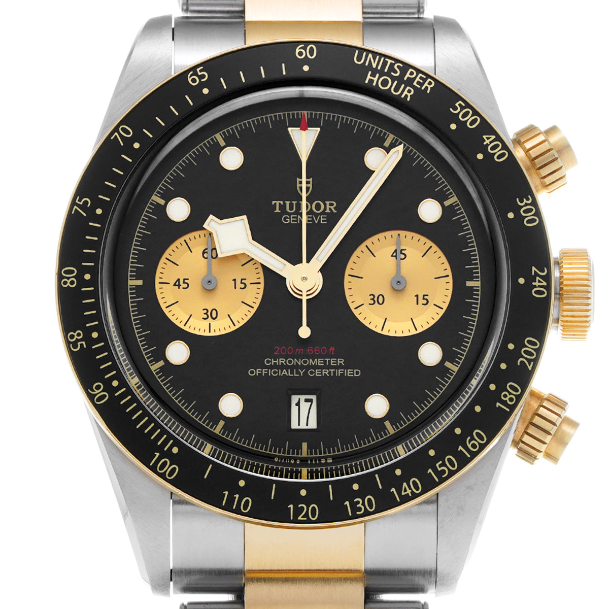 Black Bay Chrono S&amp;G 79363N Black/Champagne TUDOR Men's [Pre-Owned].