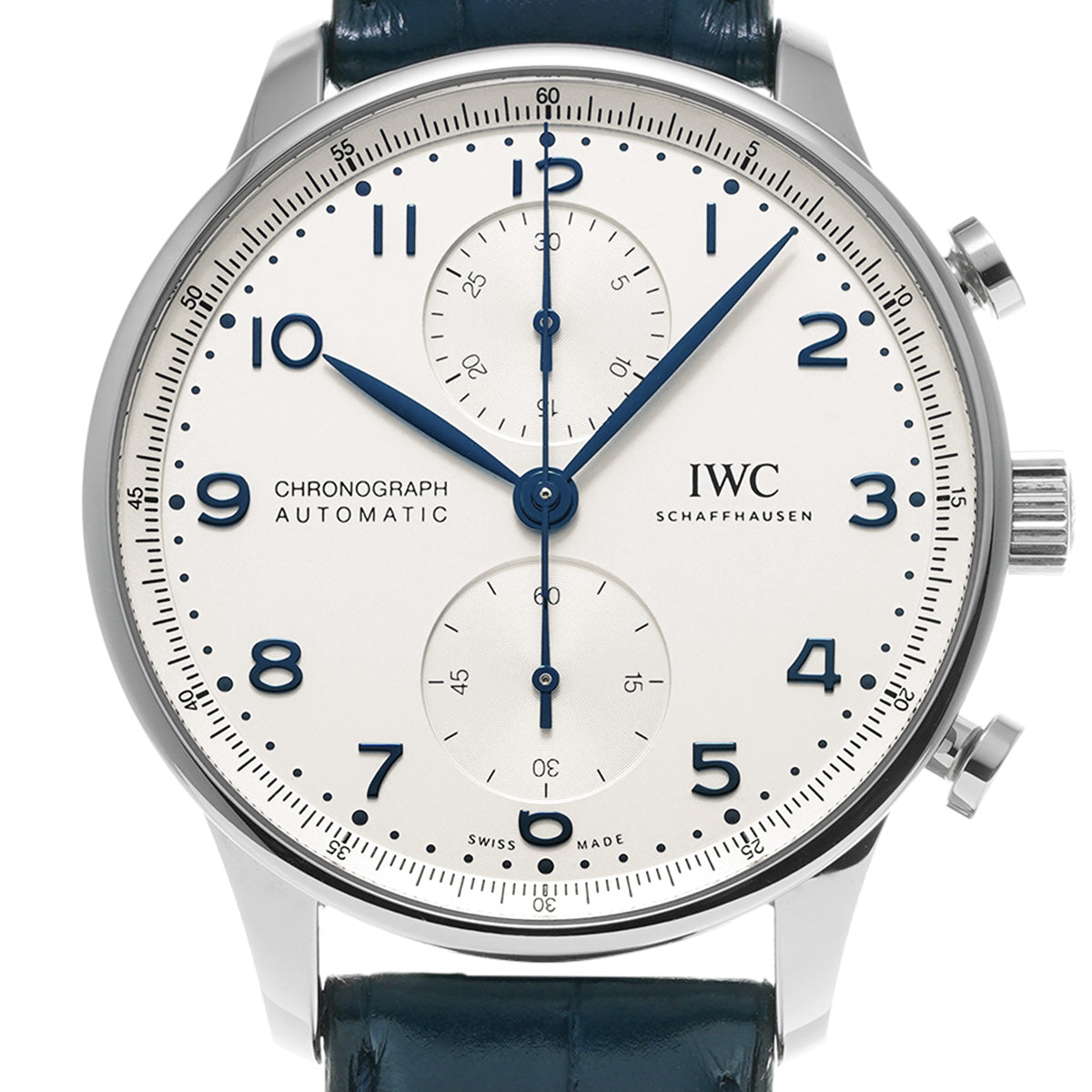 Portuguese Chronograph IW371605 Silver IWC Men's [Pre-Owned]