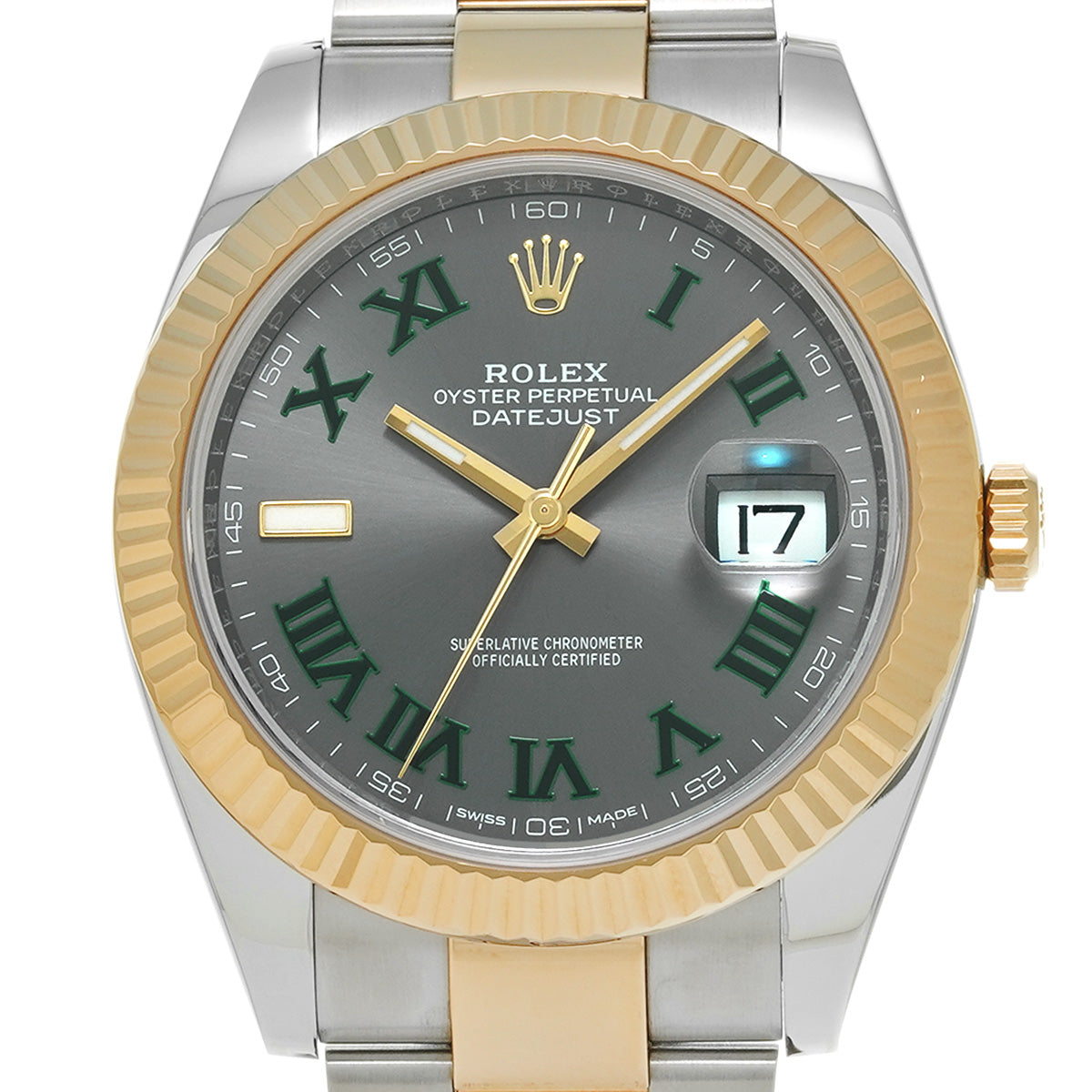 DATE JUST 41 126333 Gray ROLEX Men's [New].