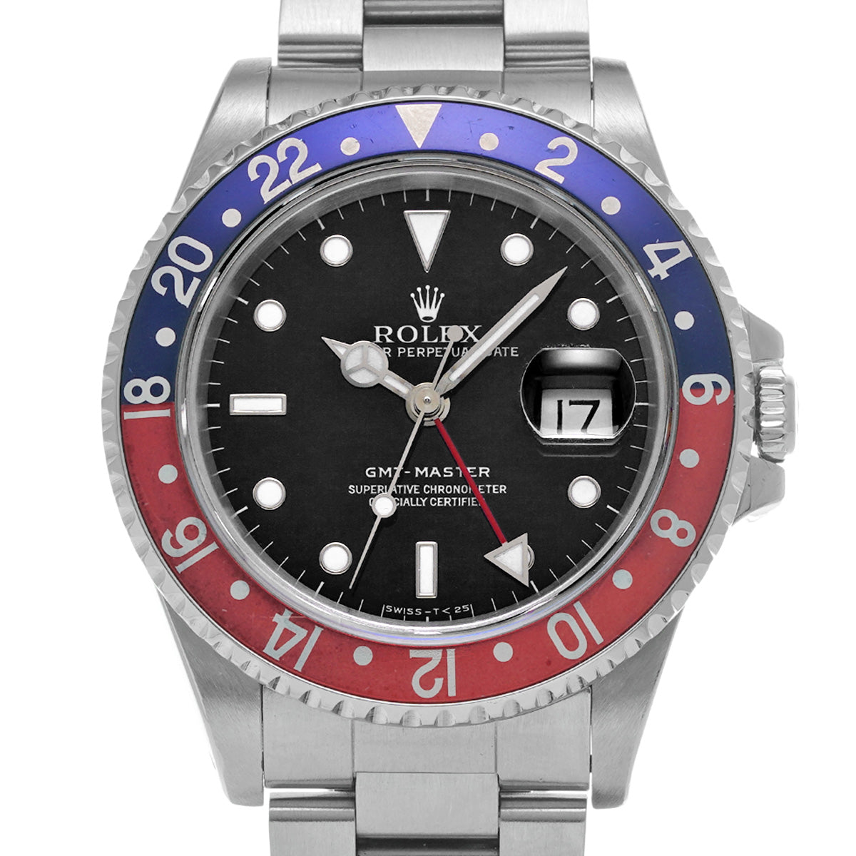 GMT Master 16700 N (manufactured circa 1991) Black ROLEX Men's [Pre-Owned].