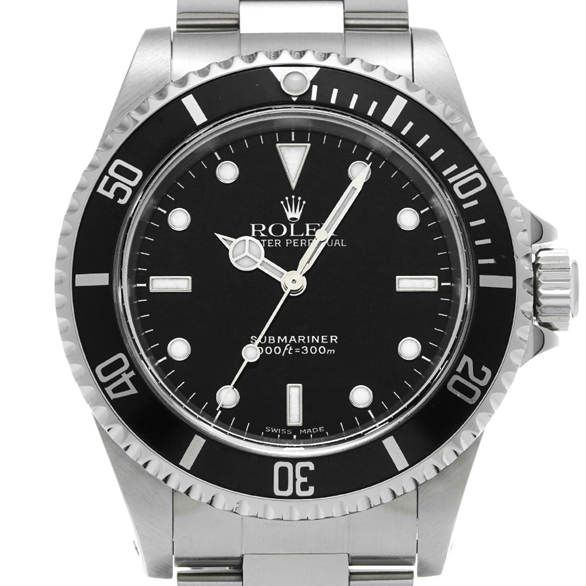 Submariner 14060 A (manufactured circa 1999) Black ROLEX Men's [Pre-Owned].
