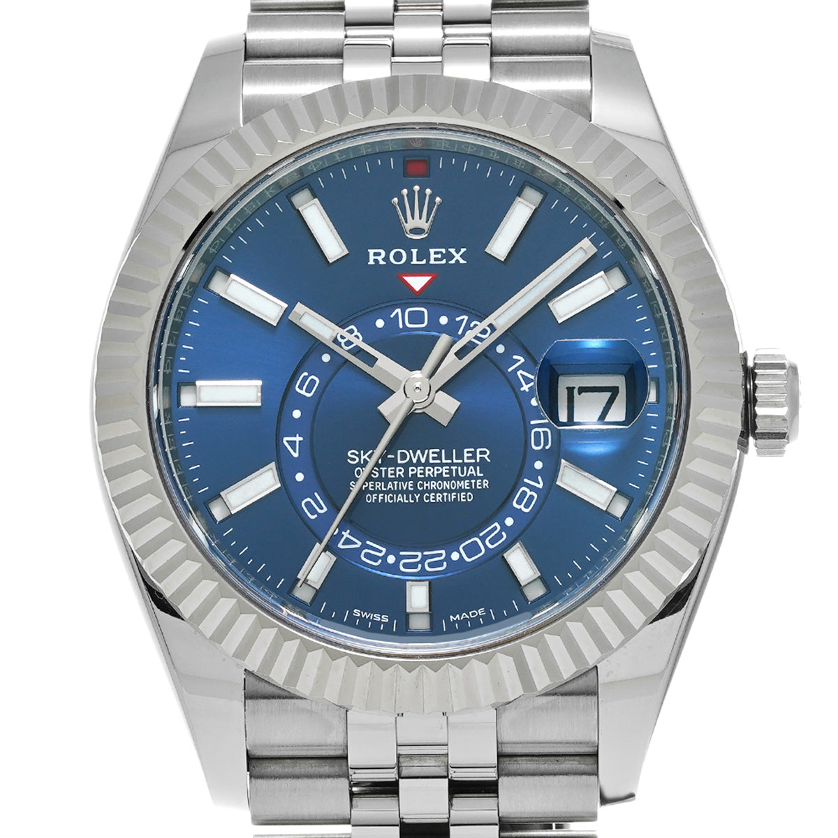 SKYDWELLER 326934 Random Serial Blue ROLEX Men's [Pre-Owned].