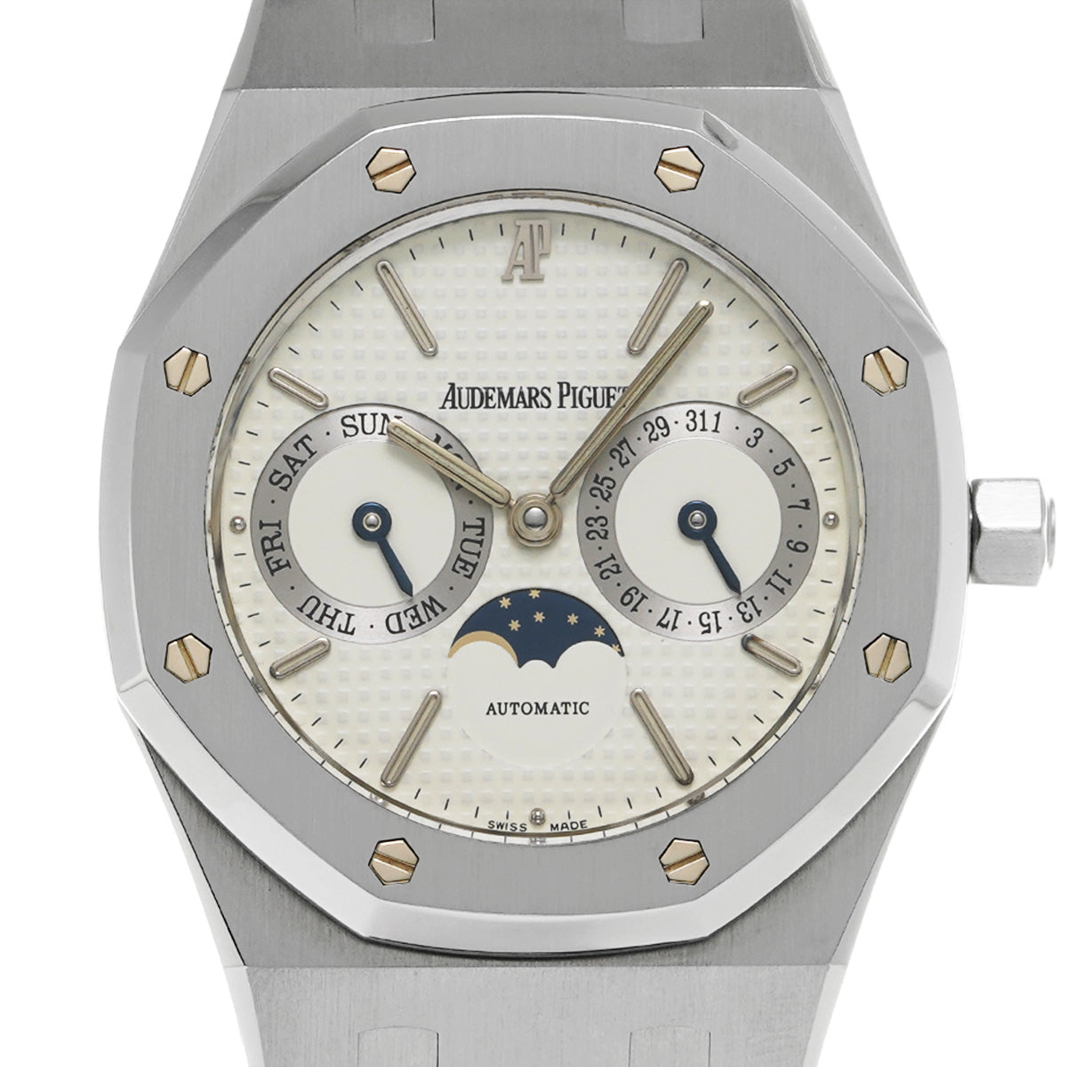 Royal Oak Day Date Moonphase ST5594/789 Silver AUDEMARS PIGUET Men's [Pre-Owned].