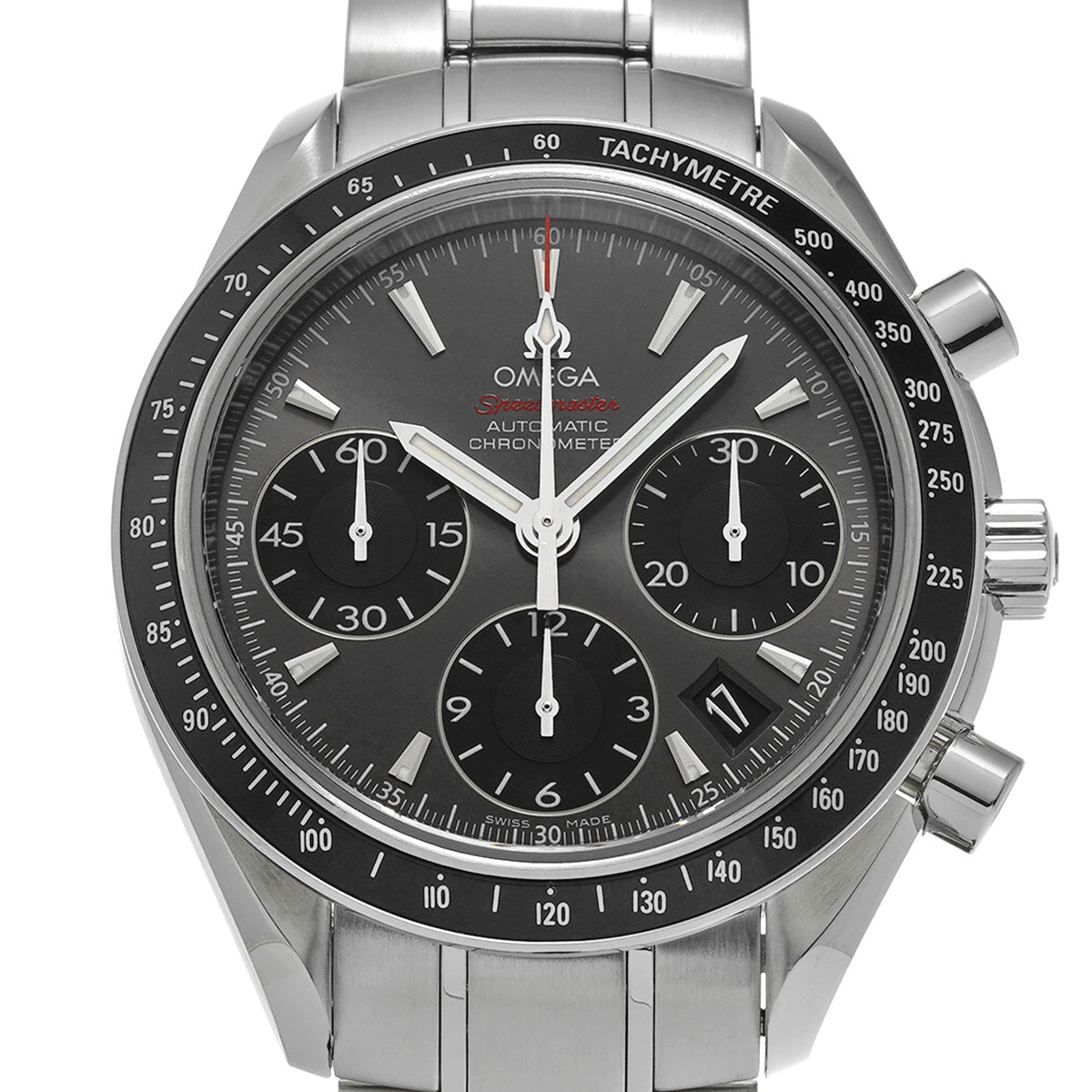 Speedmaster Date 323.30.40.40.06.001 Gray/Black OMEGA Men's [Pre-owned]