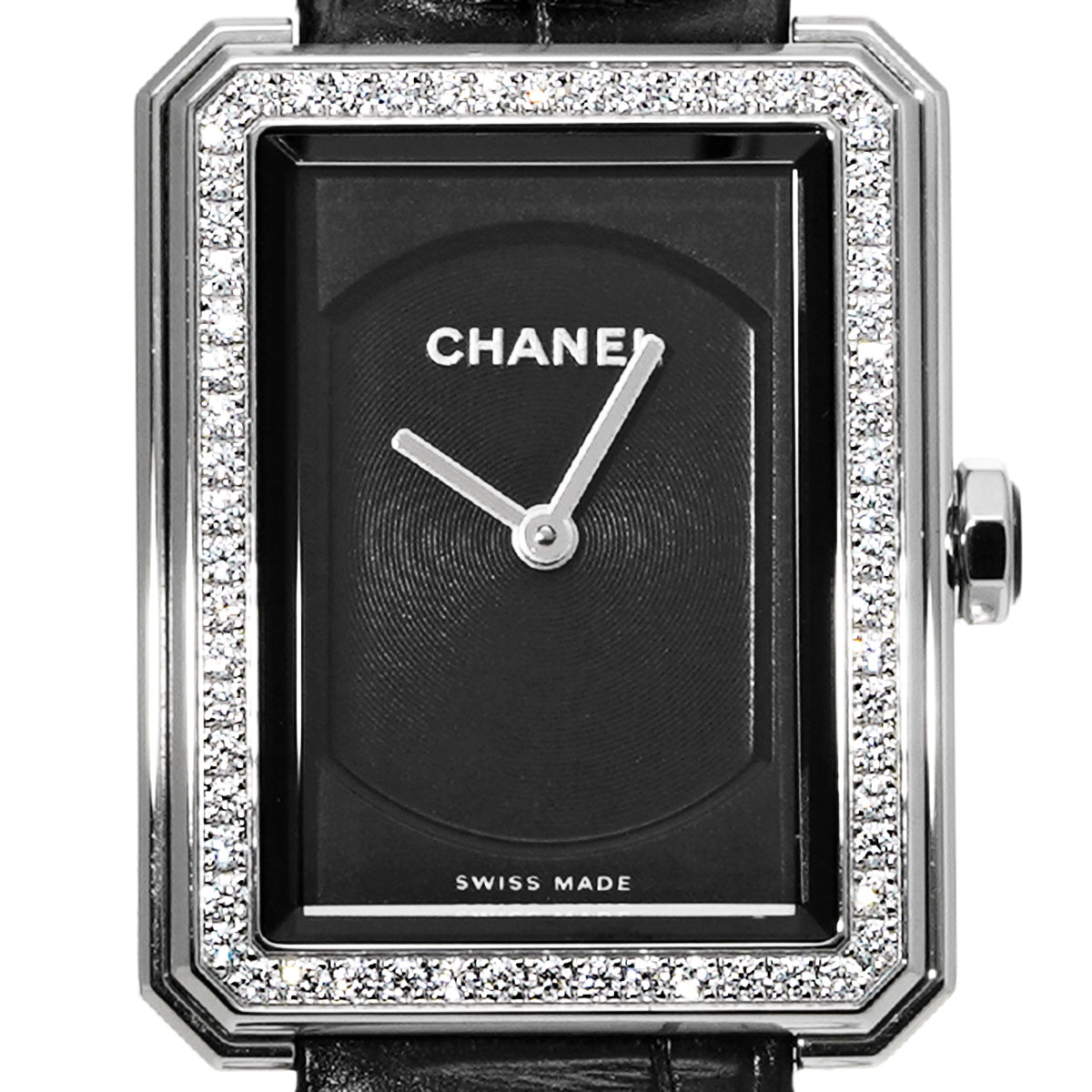 Boyfriend H4883 Black CHANEL Women's [Pre-owned].