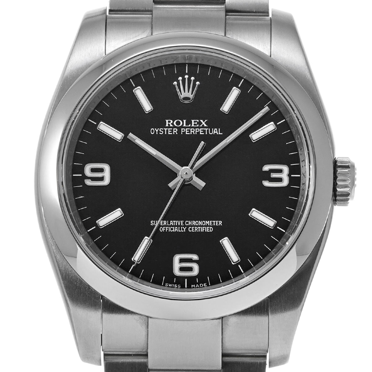 Oyster Perpetual 36 116000 M (made around 2008) Black ROLEX Men's [Pre-Owned].