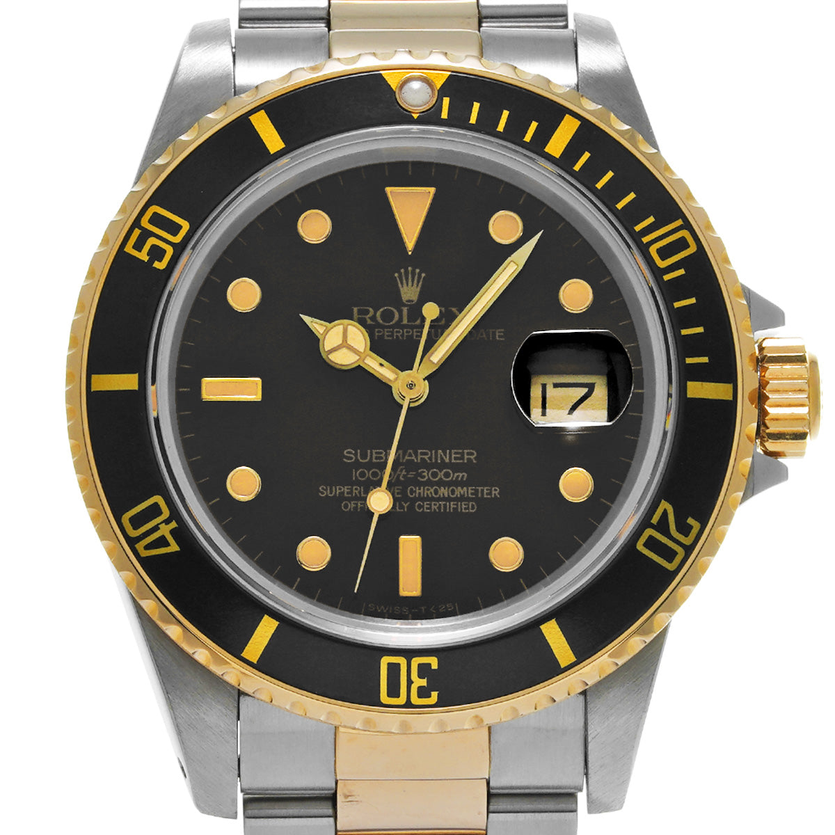 Submariner Date 16803 90s (manufactured circa 1985) Black ROLEX Men's [Pre-Owned].