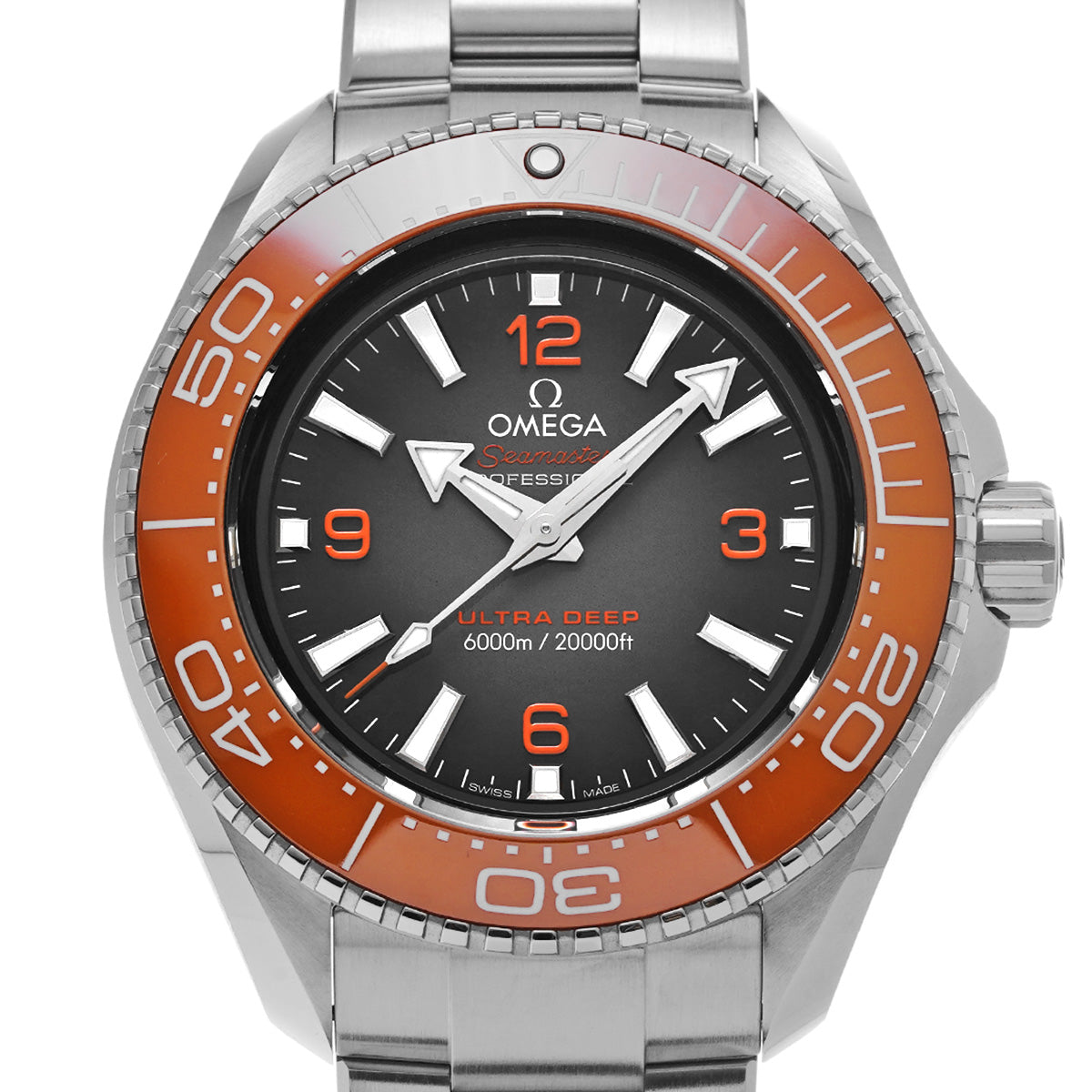Seamaster Planet Ocean 6000 Co-Axial Master Chronometer Ultra Deep 215.30.46.21.06.001 Gray OMEGA Men's [pre-owned].