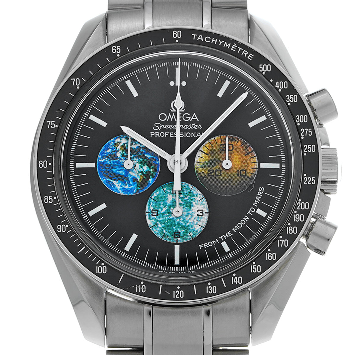 Speedmaster Professional Moon Watch From The Moon To Mars 3577.50 Black OMEGA Men's [Pre-Owned].