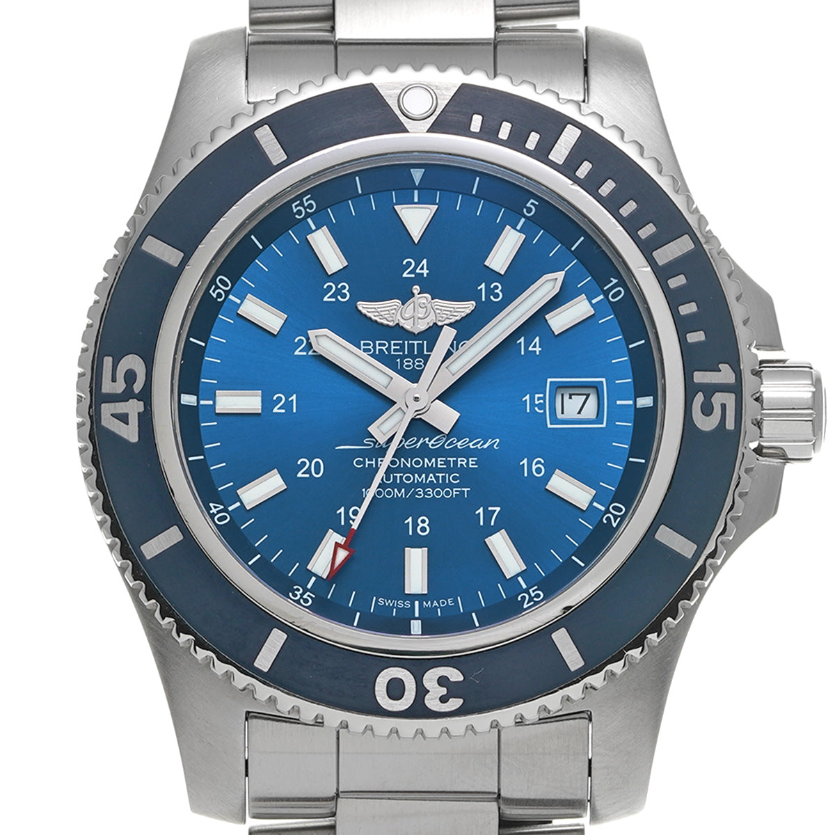 Super Ocean II 44 Japan Edition A17392D8/CA09 Blue BREITLING Men's [Pre-Owned].