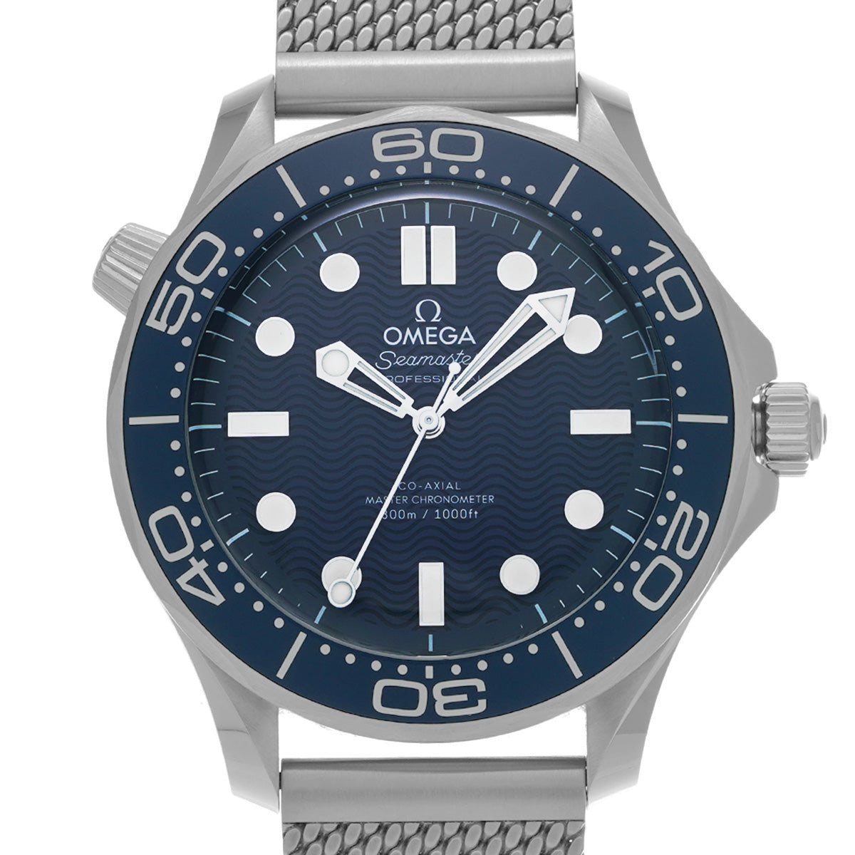 Seamaster Diver 300 Co-Axial Master Chronometer James Bond 60th 210.30.42.20.03.002 Blue OMEGA Mens [never used]