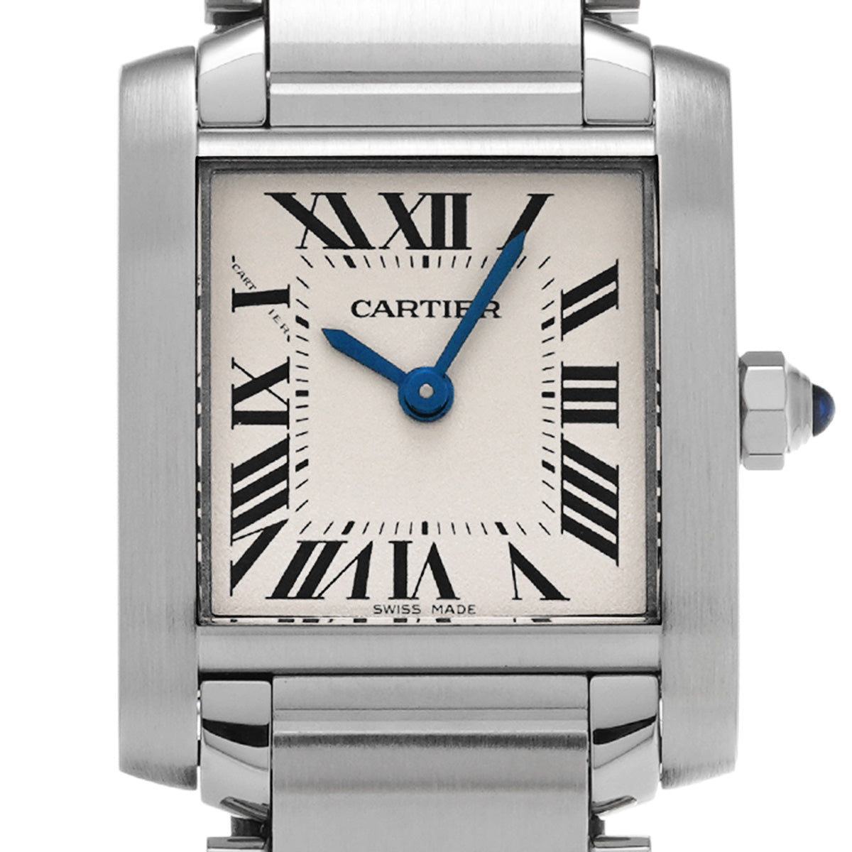 Tank Francaise SM W51008Q3 Silver CARTIER Ladies [Pre-owned]