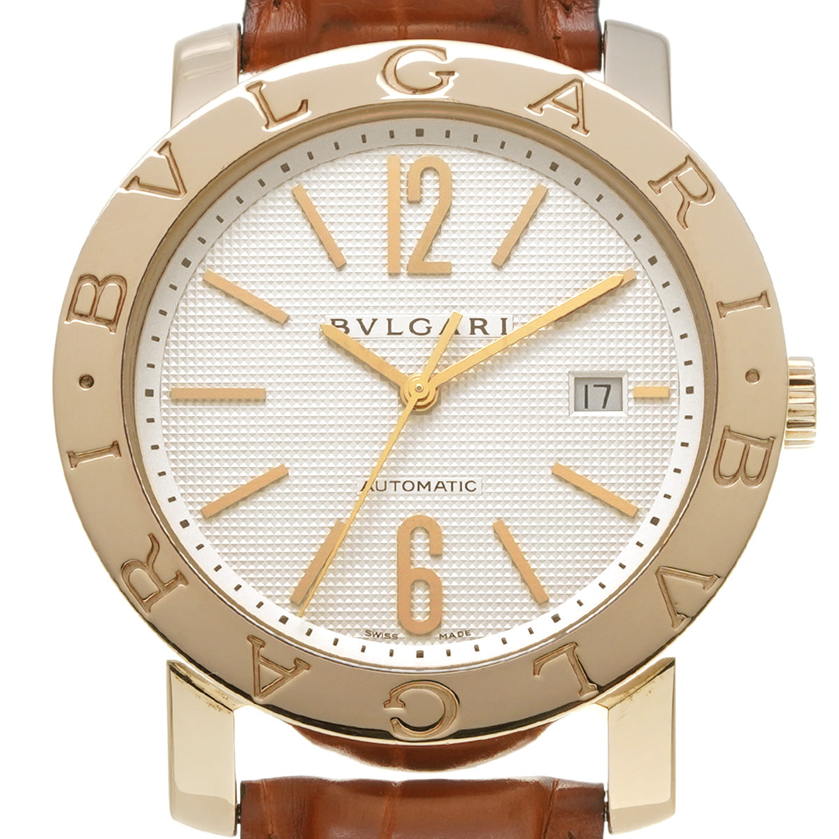 Bulgari Bulgari BB42GLAUTO White BVLGARI Men's [Pre-owned].
