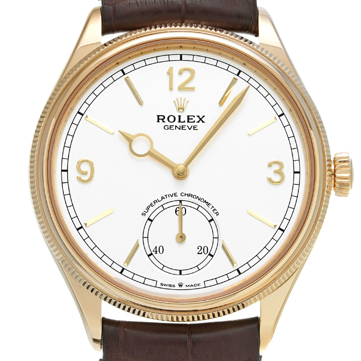 1908 52508 Random Serial White ROLEX Men's [Pre-owned].