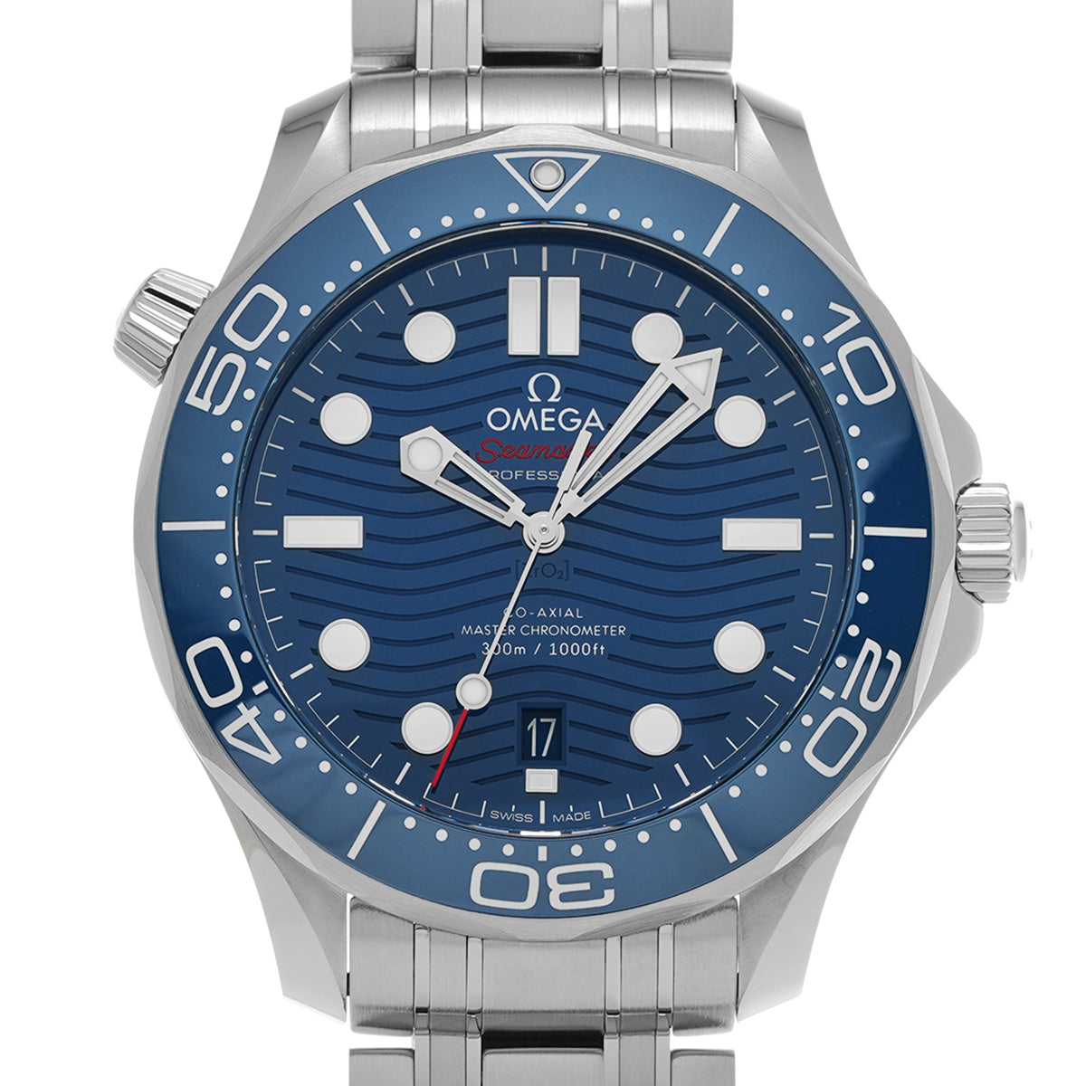 Seamaster Diver 300 Co-Axial Master Chronometer 210.30.42.20.03.001 Blue OMEGA Mens [Pre-Owned].